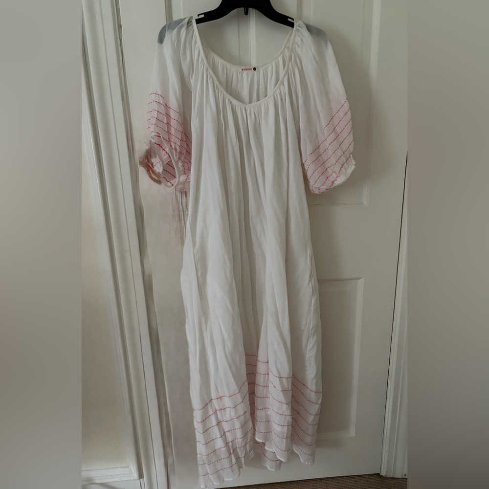 Sundry Elegant White  Dress/ Cover-up